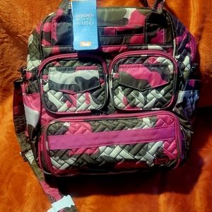 Lug Mini Puddle Jumper Pink Camouflage 💗